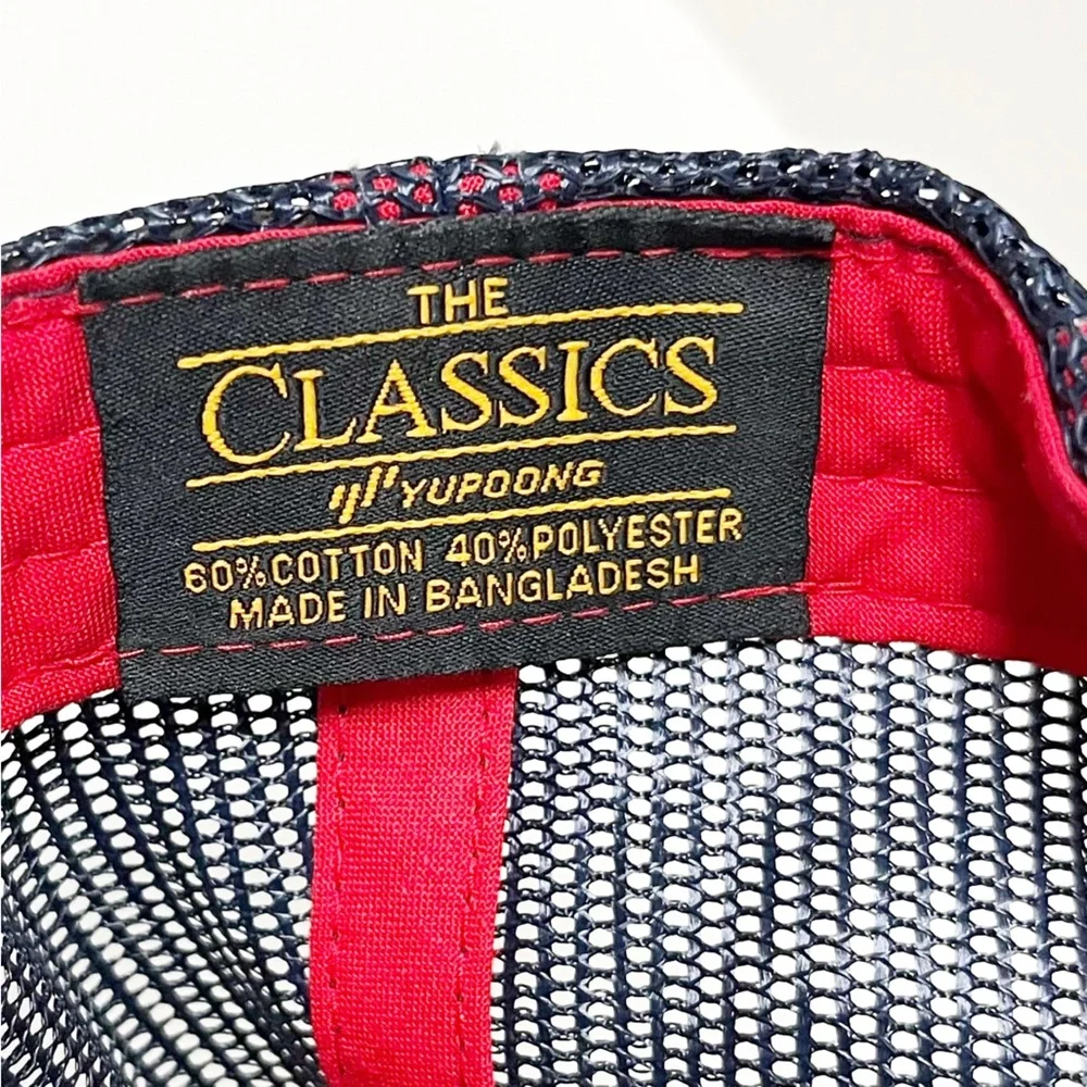 The Classic Phish Red and Blue Trucker’s Cap with Adjustable Snaps - Picture 6 of 9